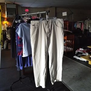 Men's khaki jeans